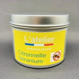 Bougie parfumée / Citronnelle-géranium